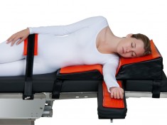 Patient on 10715 Orange Aid® Lateral Comfort Positioner