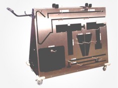 Storage-Carts-5 5859 Optional Orthopedic Equipment Cart for the 5855 Ortho Trauma Modular Table Top