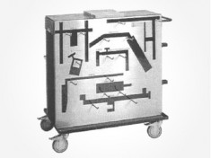 Storage-Carts-6 5847-07 Optional Pelvic Reconstruction Kit Equipment Cart