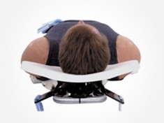 Head rest wings retracted position Head rest wings retracted position