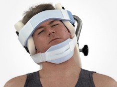 Head rest lateral tilt 30° right Head rest lateral tilt 30° right
